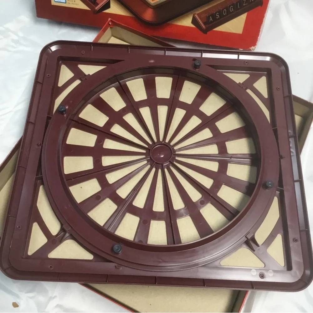 Vintage 2001 Parker Brothers Hasbro Scrabble Deluxe Turntable Game 100% Complete